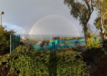 Rainbow on Sea of Galilee, 24Mar22.jpg