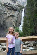 Kids In front of Yosemite Falls.JPG