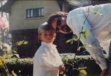 Jake, Dad, Rose Garden, 1 Apr 20.jpg